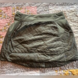 Mountain Hardware Olive Quilted Women's Skirt